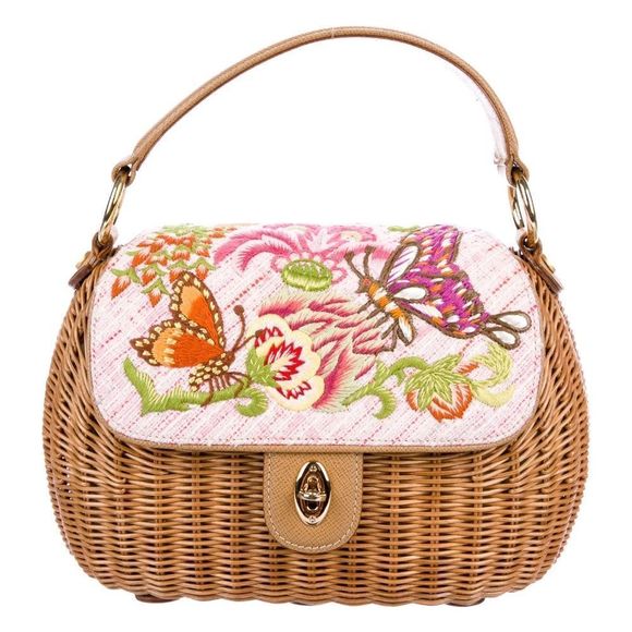 Eric Javits Handbags - Eric Javits Natural Wicker Bag